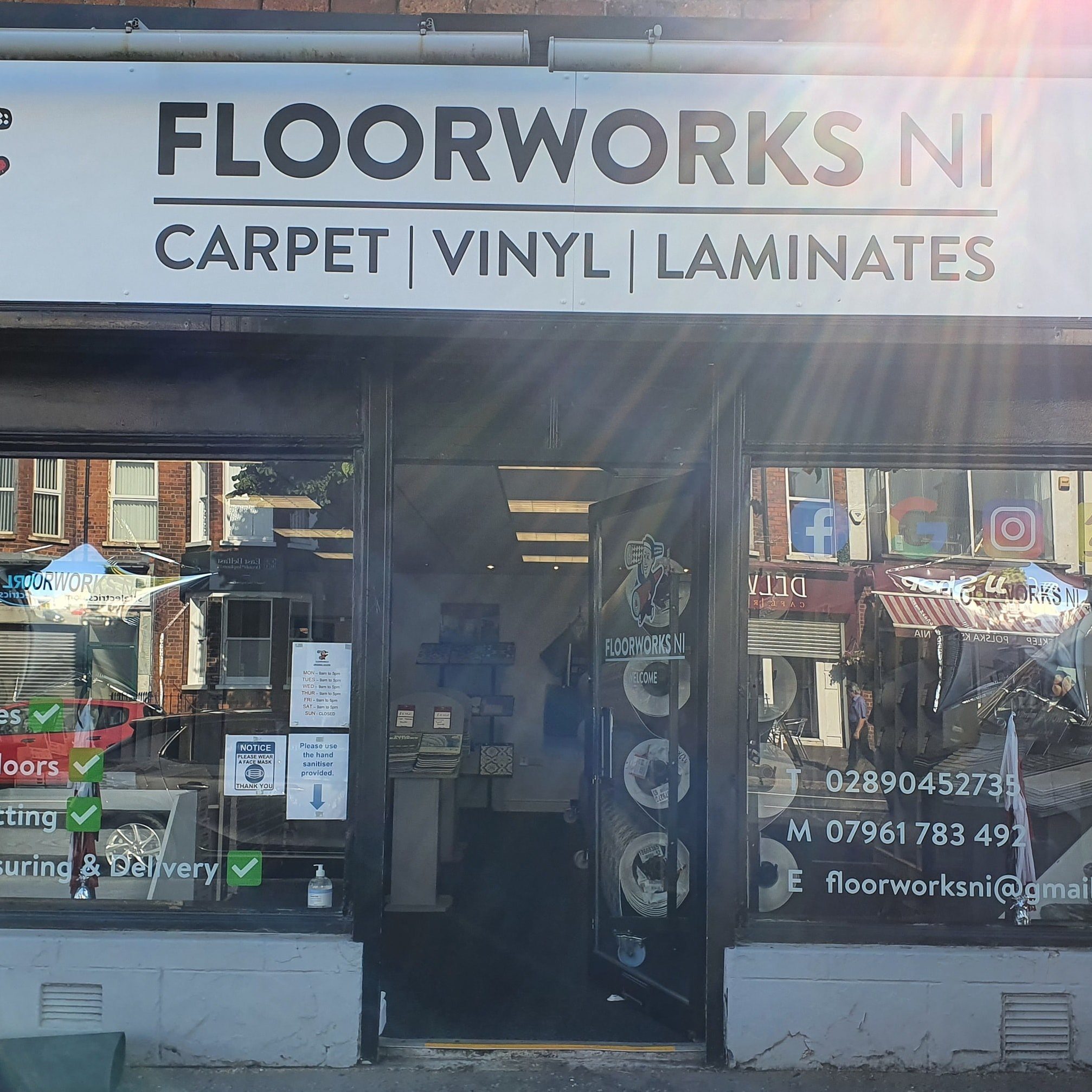 Floorworks NI Shopfront