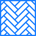 blue parquet floor icon