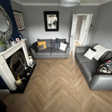 12mm Premium Herringbone,
Desert Oak